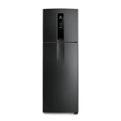 Geladeira Electrolux Frost Free Inverter 390L Efficient AutoSense Duplex Black Inox Look (IF43B) - 127V ou 220V