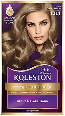 Tinta de Cabelo Koleston Louro Cinza Intenso 1211, Koleston, 55