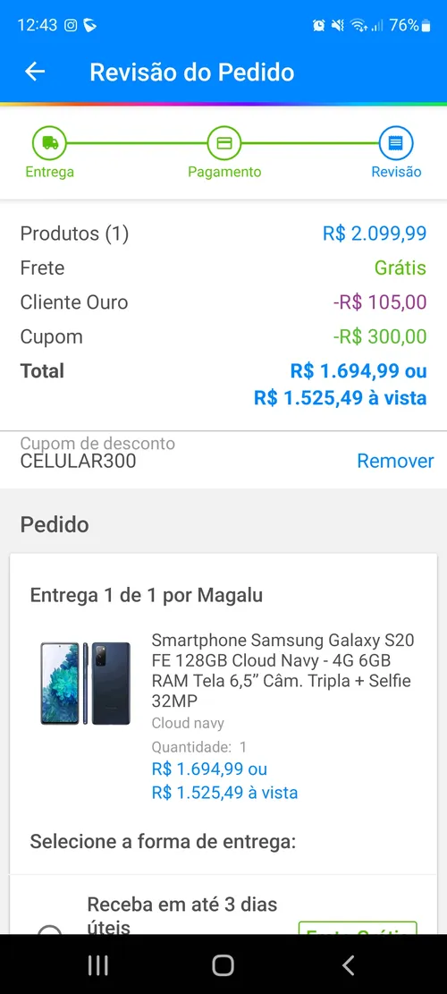 Imagen na descrição da promoção