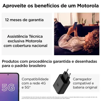 Foto do produto Smartphone Motorola Moto G34 128 GB 8