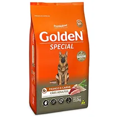 Ração Golden Special Sabor Frango e Carne para Cães Adultos 15kg