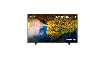 Smart TV DLED 75'' 4K Toshiba 75C350LS VIDAA 3 HDMI 2 USB Wi-Fi - TB009M