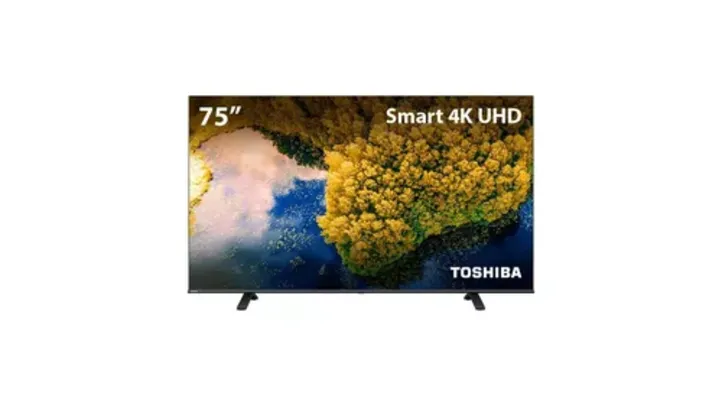 Smart TV DLED 75'' 4K Toshiba 75C350LS VIDAA 3 HDMI 2 USB Wi-Fi - TB009M