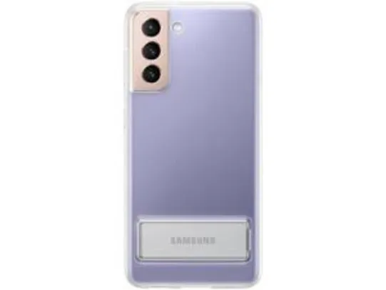 Capa de Celular para Galaxy S21 Samsung - Clear Standing Original | R$ 90
