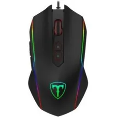 MOUSE GAMER T-DAGGER SERGEANT RGB 4800 DPI, 7 BOTÕES PROGRAMÁVEIS, BLACK