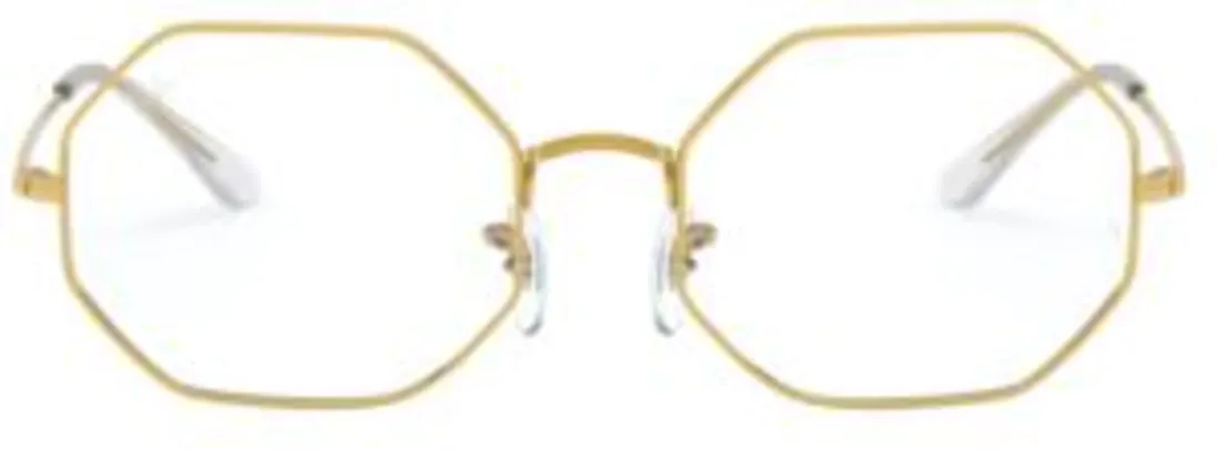 [5% de AME] Óculos de Grau Ray-Ban RX1972V 3086 Ouro | R$370