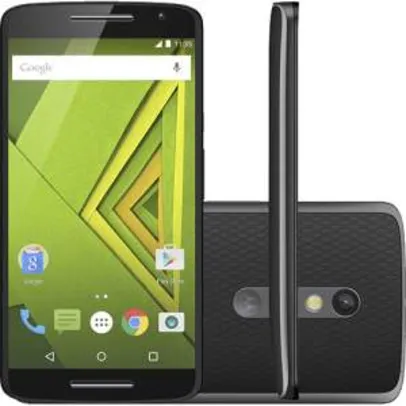 [Submarino] Smartphone Motorola Moto X Play Dual Chip Desbloqueado Android 5.1.1 Tela 5.5" 32GB 4G 21MP - Preto por R$ 1472