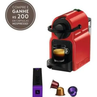 [AME] Inissia Ruby Red 110V (+200 reais em capsulas Nespresso) - R$300 (com 30% de Ame)