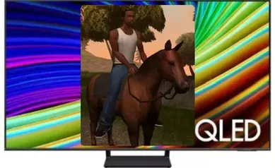Samsung Smart TV 70" QLED 4K Q65C 2023, Modo Game, Som em Movimento, Tela sem limites, Design slim
