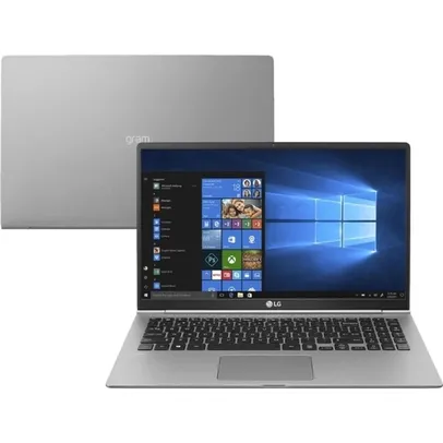 Notebook LG Gram 15Z980-G.BH72P1 Intel Core i7 8GB - SSD 256GB LED 15,6” | r$ 2399