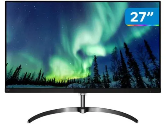 Monitor para PC Philips 276E8VJSB 27” Widescreen - 4K HDMI IPS R$1614
