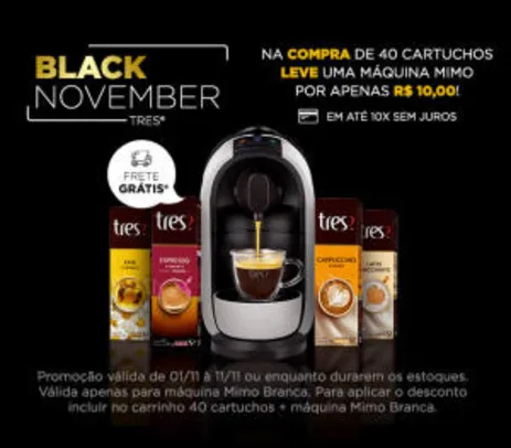 Black Friday - Cafeteira Mimo 3 Corações R$ 10,00*