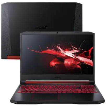 [Cartão CB 30x sem Juros] Notebook Gamer Acer NVIDIA GeForce GTX 1650 AMD Ryzen 7-3750H 8GB 1TB 128GB SSD | R$5199