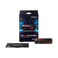 Memória Samsung SSD NVMe 990 PRO Heatsink - 2TB