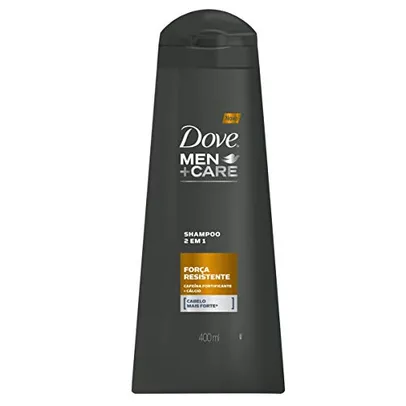 (Rec) Shampoo 2 em 1 Cafeína Fortificante mais Cálcio Dove Men+Care Força Resistente Frasco 400ml, Dove