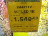 [Casas Bahia /Shopping Suzano] Samsung smart tv 4k 50" R$ 1549