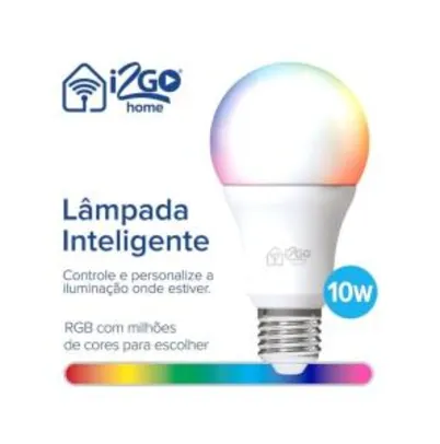 Saindo por R$ 120: Lâmpada Smart RGB i2Go 10W - 2 por R$120,00 | Pelando
