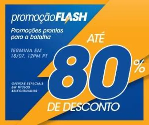 [PlayStation Store] Promoção Flash voltou, até 80% de desconto. R$ 0