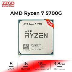 Amd ryzen 7 5700g cpu genuinenew desktop gamer