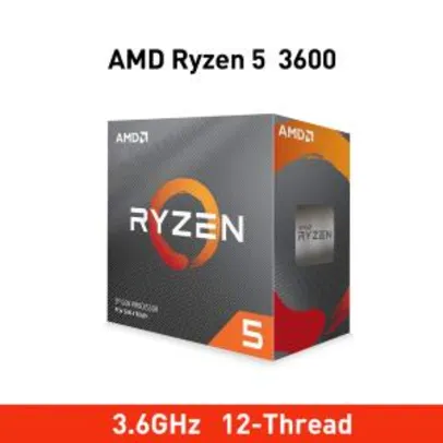 Processador AMD Ryzen 5 3600 3.6GHz/ 4.2GHz Hexa-Core 6MB AM4 - R$883