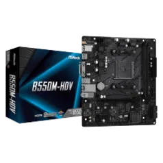 Placa Mãe ASRock B550M-HDV Chipset B550, AMD AM4, mATX, DDR4