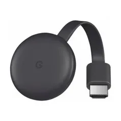 Google Chromecast 3 Streaming - Preto | R$320