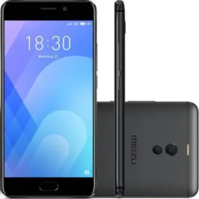 Smartphone Meizu M6 Note 5,5'' 4GB RAM 64GB octacore - Preto | R$703