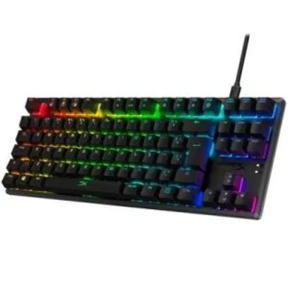 Teclado Mecânico Gamer HyperX Alloy Origins Core, RGB, Switch HyperX Red, R$ 449