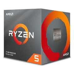 Processador AMD Ryzen 5 3600X Hexa-Core 3.8GHz (4.4GHz Turbo) 35MB Cache AM4, 100-100000022BOX R$1500