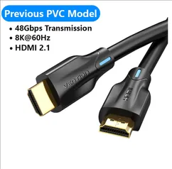 Cabo HDMI 2.1 8K 4K Vention de 1,0m (PVC Shell)