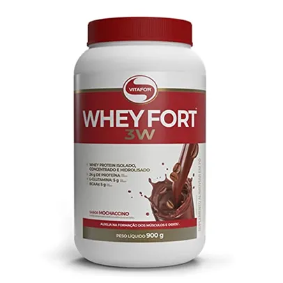 Vitafor - Whey Fort 3W - 900g - Mochaccino