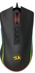 Mouse Gamer Redragon Cobra, Chroma RGB, 10000DPI, 7 Botões, Preto - M711 V2