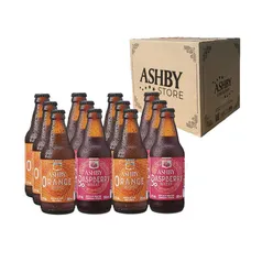 Kit Ashby Cervejas Frutadas - Caixa Com 12 Unidades