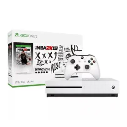 Console Microsoft Xbox One S 1Tb + Nba 2K19 | R$1699