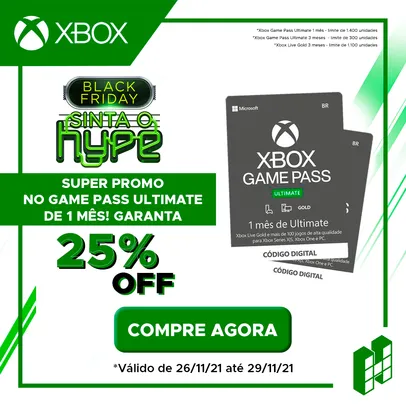 Xbox Game Pass Ultimate – 1 mês
