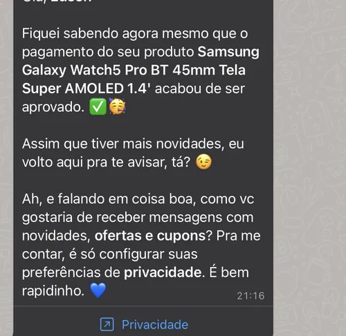 Imagen na descrição da promoção