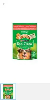 [Leve 6 pague 4/Cliente ouro] Ração Úmida para Cachorro Adulto Sachê - Dog Chow ExtraLife Frango 100g R$1