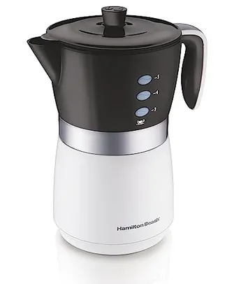 Cafeteira Elétrica Hamilton Beach, 14 Xícaras, Preta/Branca, 110v