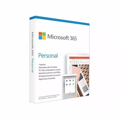 Microsoft Office 365 Personal PC / MAC (BOX) Assinatura anual.