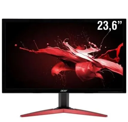 Monitor Gamer LED 23.6" Full HD Acer KG241Q-S 0,5ms, 165 Hz, | R$ 1164