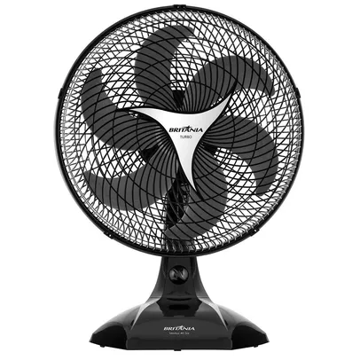 Ventilador 40cm Mesa Ventus Six Preto Britânia 220V