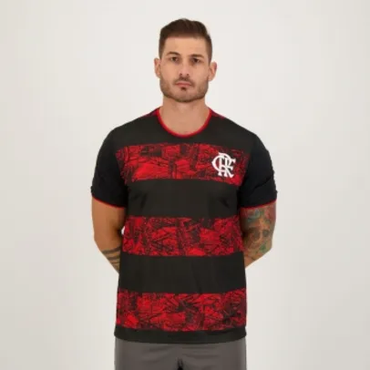 Camisa Flamengo Poetry Preta e Vermelha