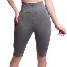 Bermuda Legging Short Academia Cós Alto Feminina