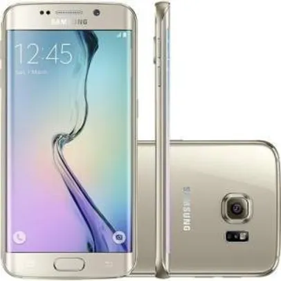 [Submarino] Samsung Galaxy S6 Edge Dourado Desbloqueado 32GB 4G Android 5.0 Tela 5.1" Octa-Core Câmera 16MP por R$ 1899