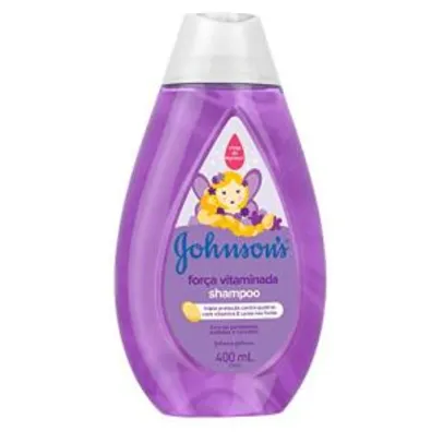 (PRIME) Shampoo Força Vitaminada, Johnson's Baby, Roxo, 400 ml R$ 10,49