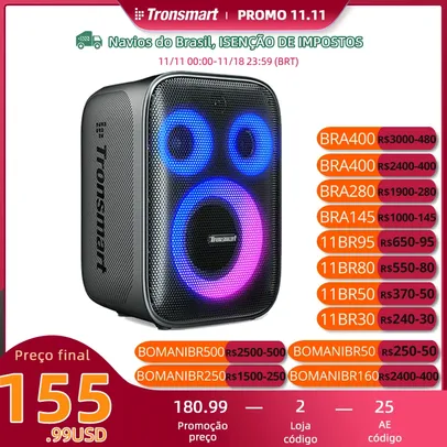 [Do Brasil] - Tronsmart Halo 200 120W