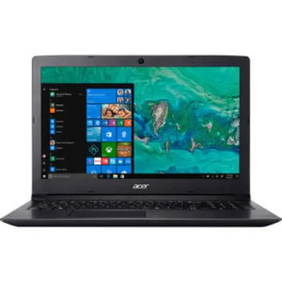 [Cartão Submarino] Notebook Acer Core I5 8GB 1TB LED 15,6" W10 Preto