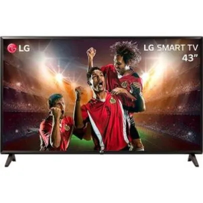 [APP] Smart TV LED 43'' Full HD LG 43LK5700 com IPS ThinQ AI WI-FI Processador Quad Core e HDR 10 Pro | R$1.350 (R$1.275 com AME)