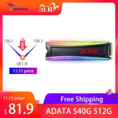 SSD Adata XPG 1TB M.2 | R$788