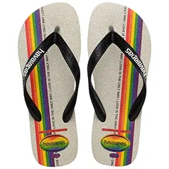 [PRIME]Chinelo Top Pride, Havaianas, Adulto Unissex, Preto/Preto, diversos tamanhos. 